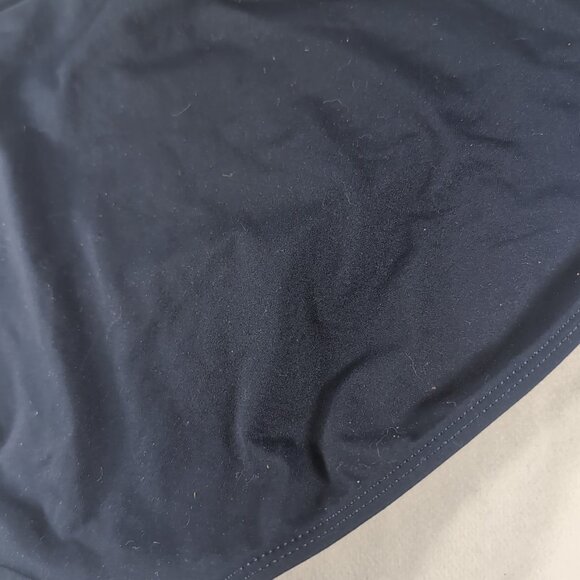 Lauren Ralph Lauren Bikini Set 12 Swim Suit Halter Triangle Navy Blue White Gold - Picture 16 of 16